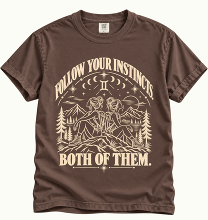 Gemini - Follow Your Instincts T-Shirt