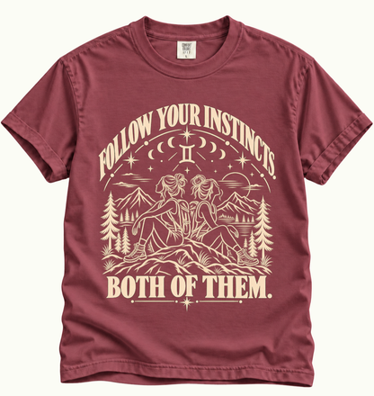 Gemini - Follow Your Instincts T-Shirt