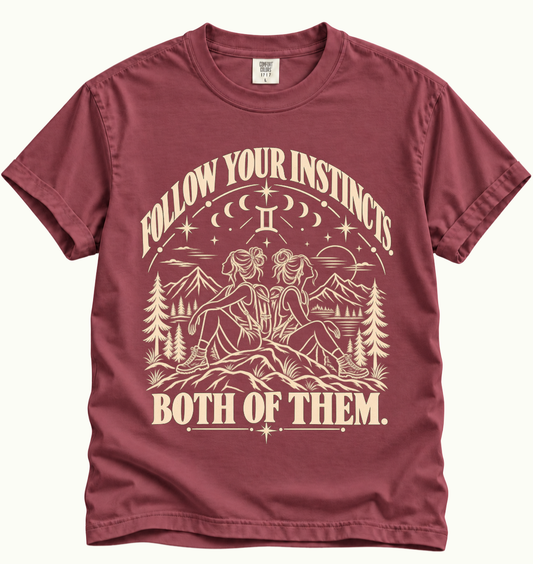 Gemini - Follow Your Instincts T-Shirt