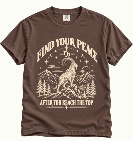 Capricorn - Find Your Peace T-Shirt