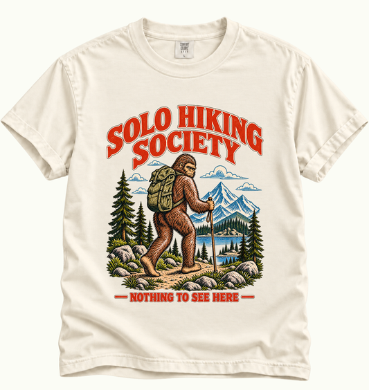 Solo Hiking Society Bigfoot T-Shirt