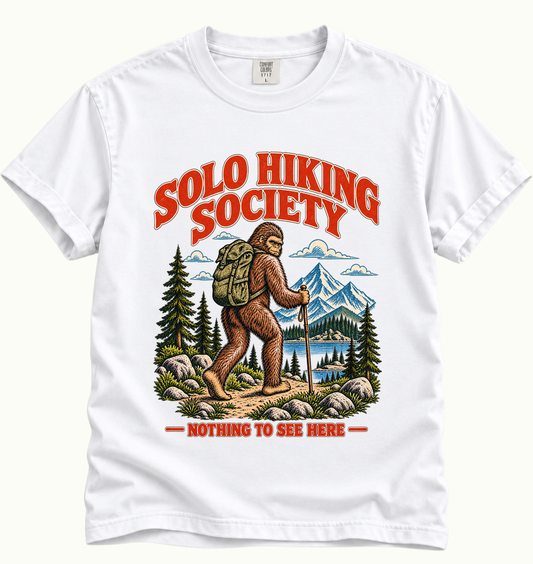 Solo Hiking Society Bigfoot T-Shirt