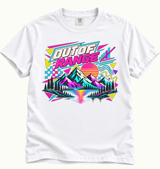 Out of Range Retro Hiking T-Shirt