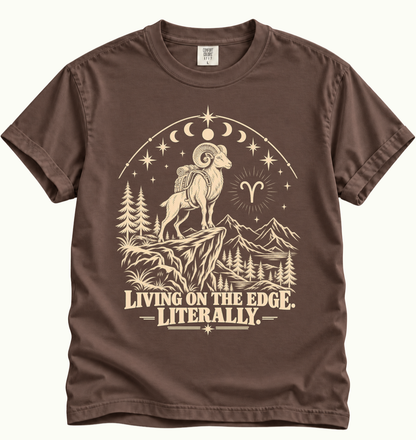 Aries - Living on the Edge. T-Shirt