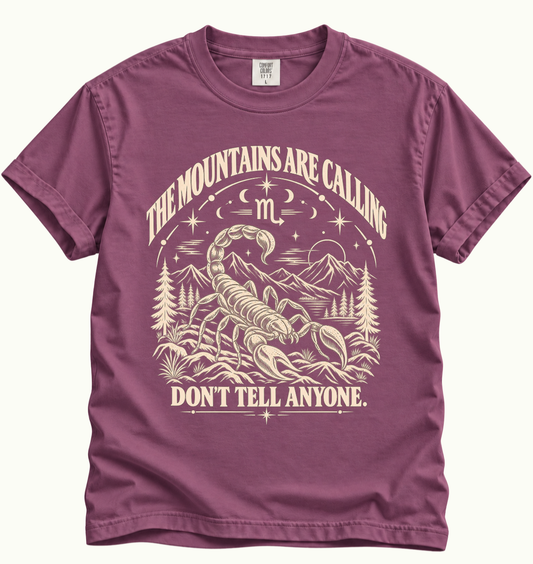 Scorpio - The Mountains Are Calling T-Shirt