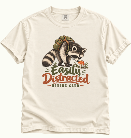 Easily Distracted Hiking Club T-Shirt