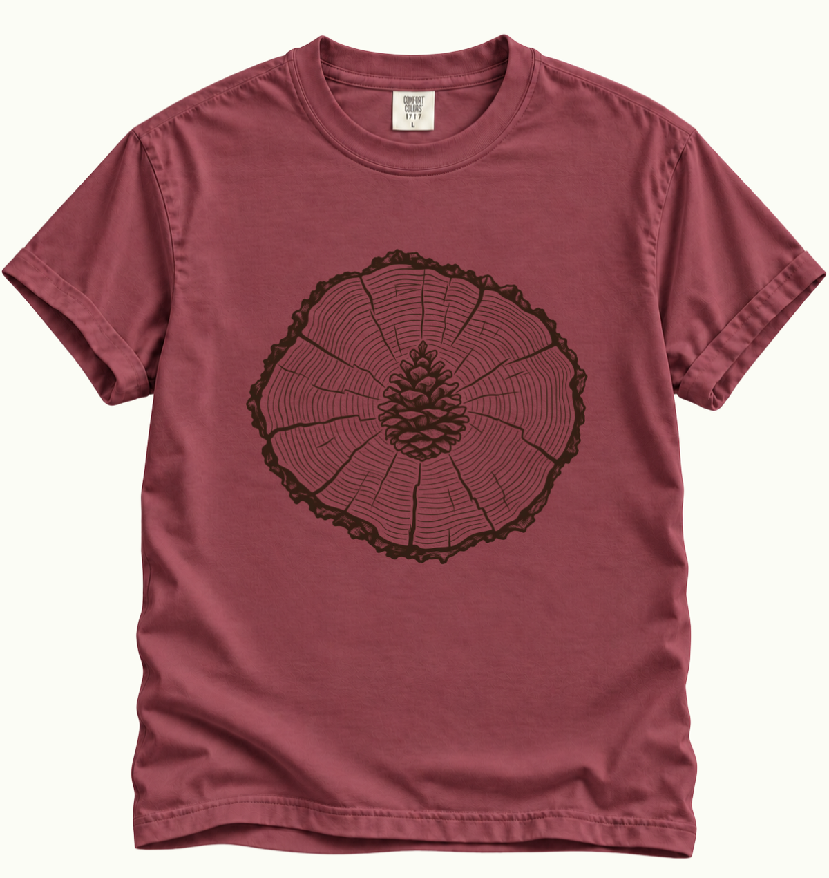 Pinecone & Tree Rings T-Shirt