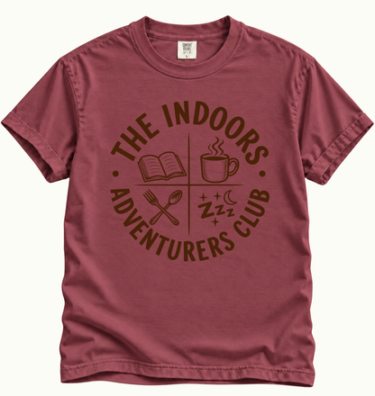 The Indoors Adventurers Club T-Shirt