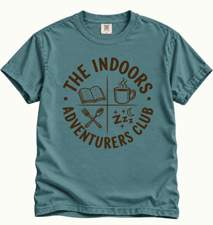 The Indoors Adventurers Club T-Shirt
