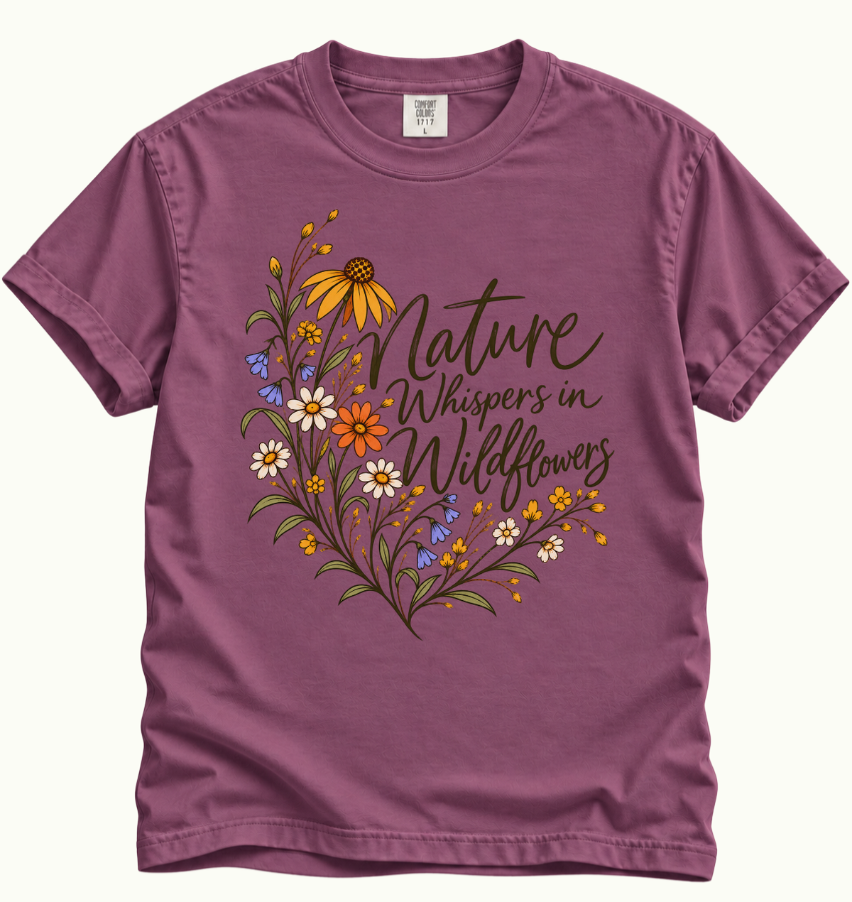Nature Whispers in Wildflowers T-Shirt
