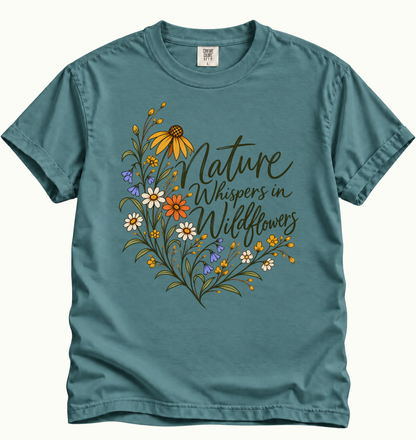 Nature Whispers in Wildflowers T-Shirt