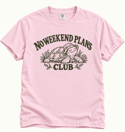 No Weekend Plans Club T-Shirt