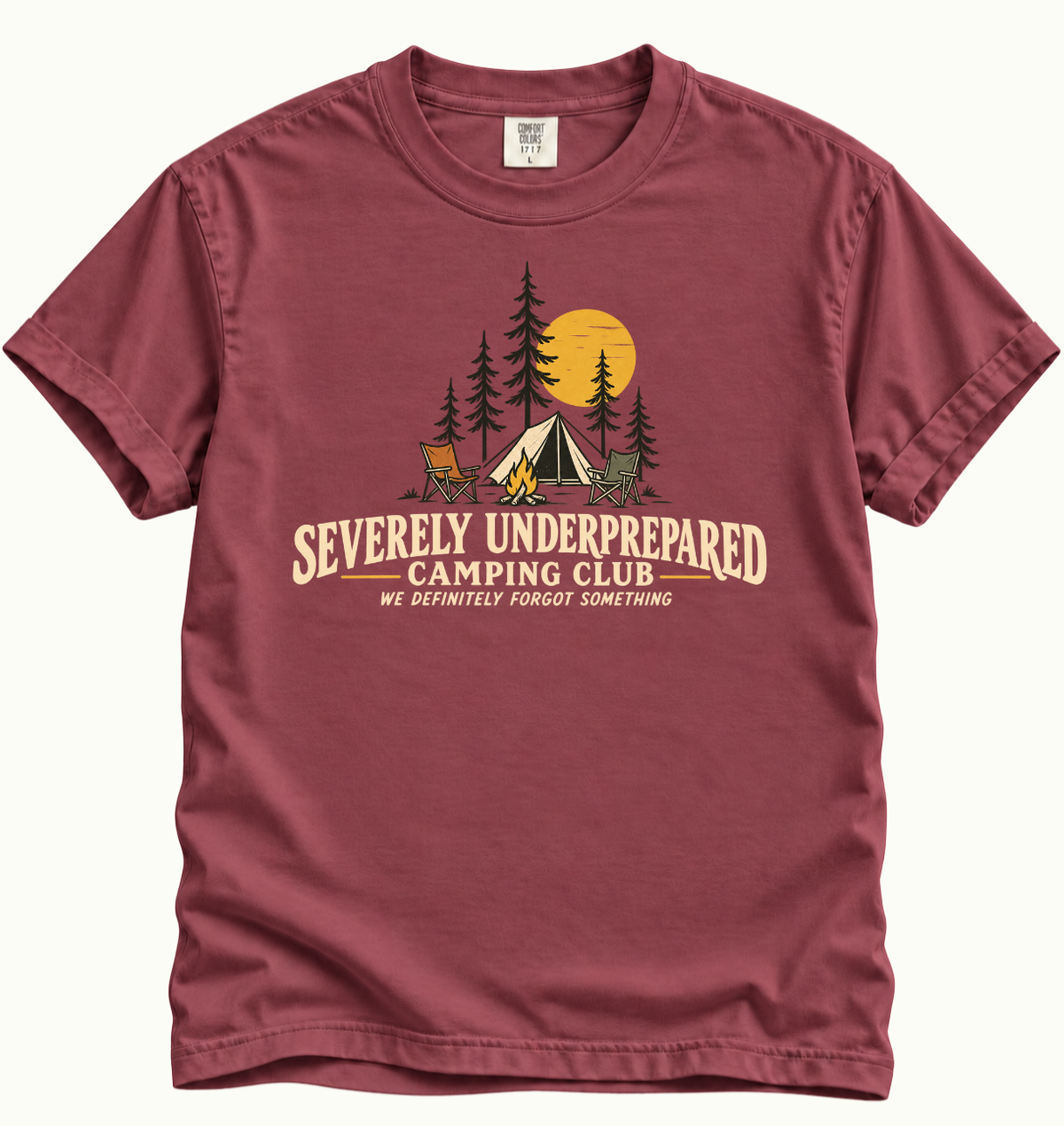 Severely Underprepared Camping Club T-Shirt