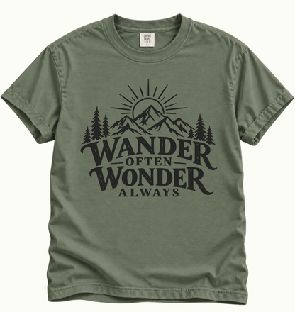 Wander Often, Wonder Always T-Shirt