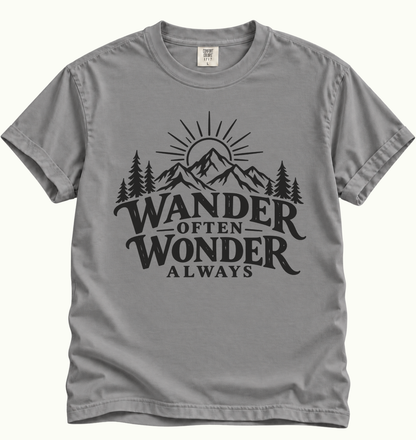 Wander Often, Wonder Always T-Shirt
