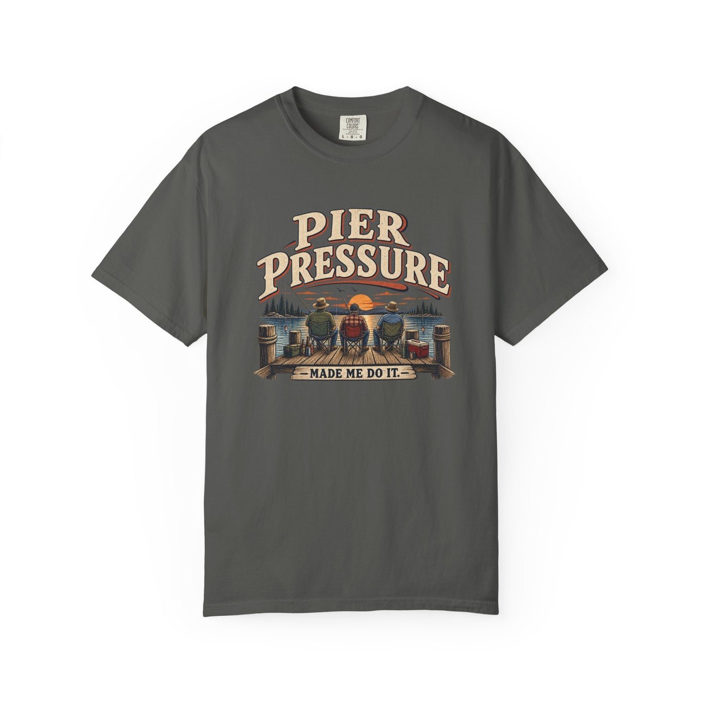 Pier Pressure Made Me Do It — Funny Fishing T-Shirt