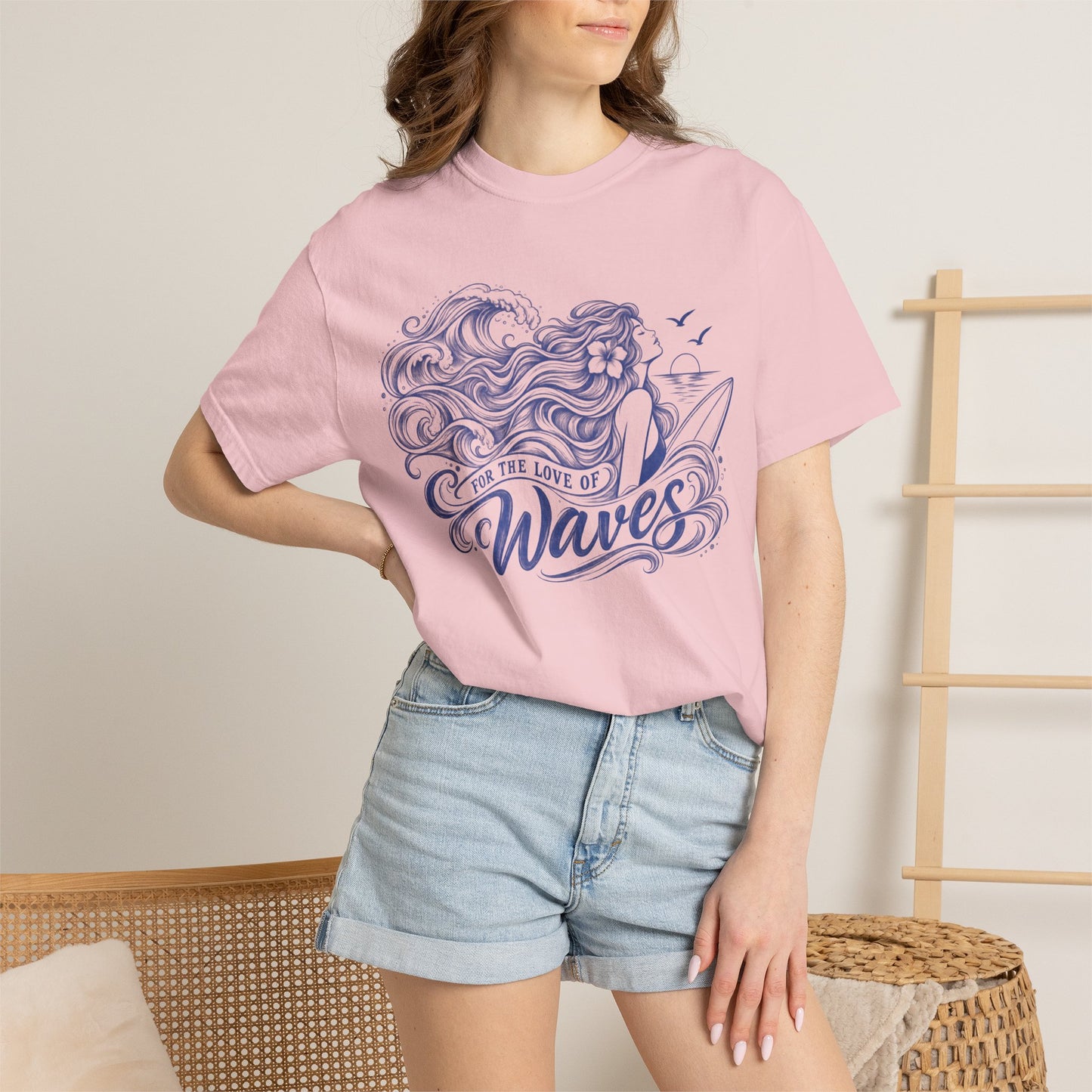 For the Love of Waves - Surfing T-Shirt