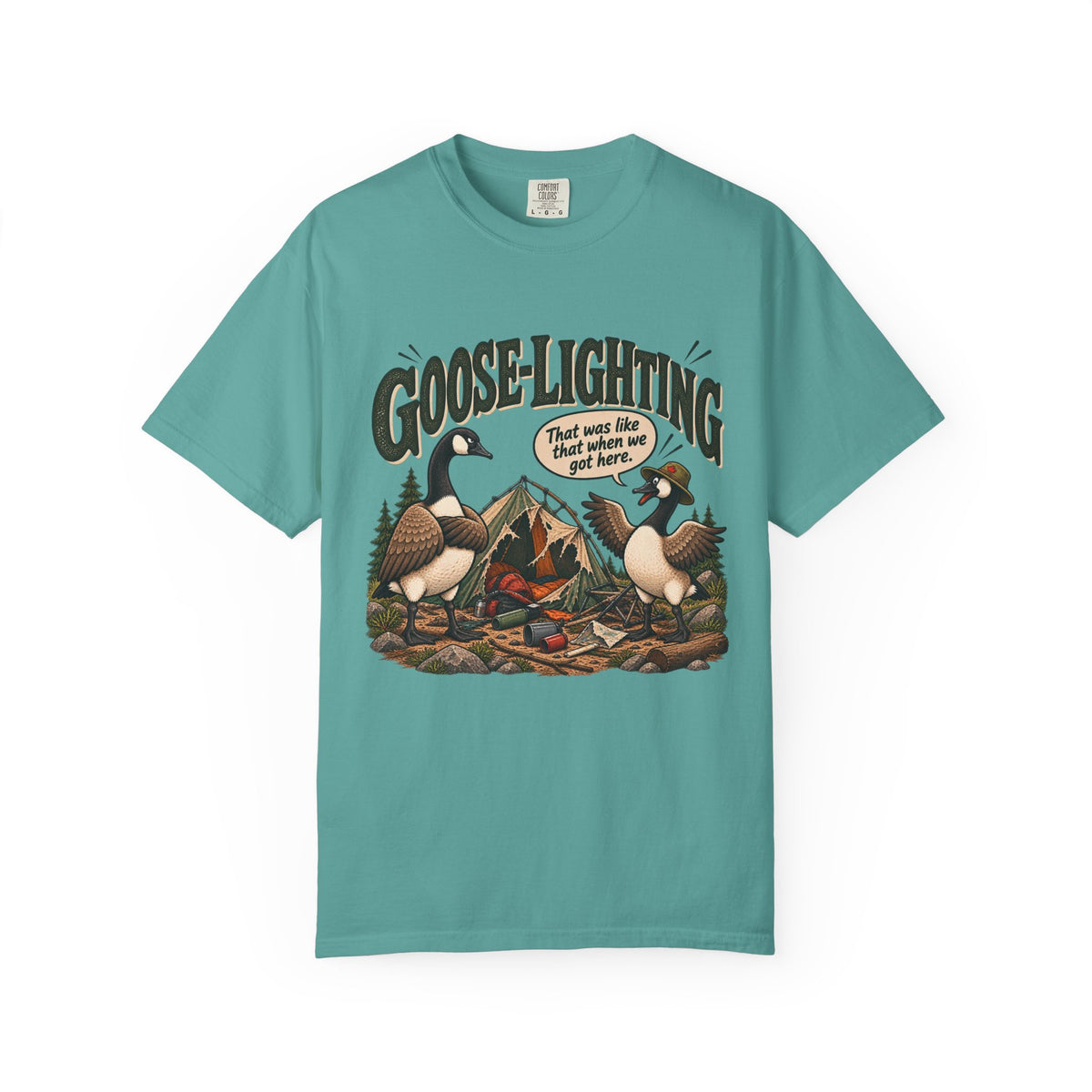 Goose-Lighting Camping T-Shirt