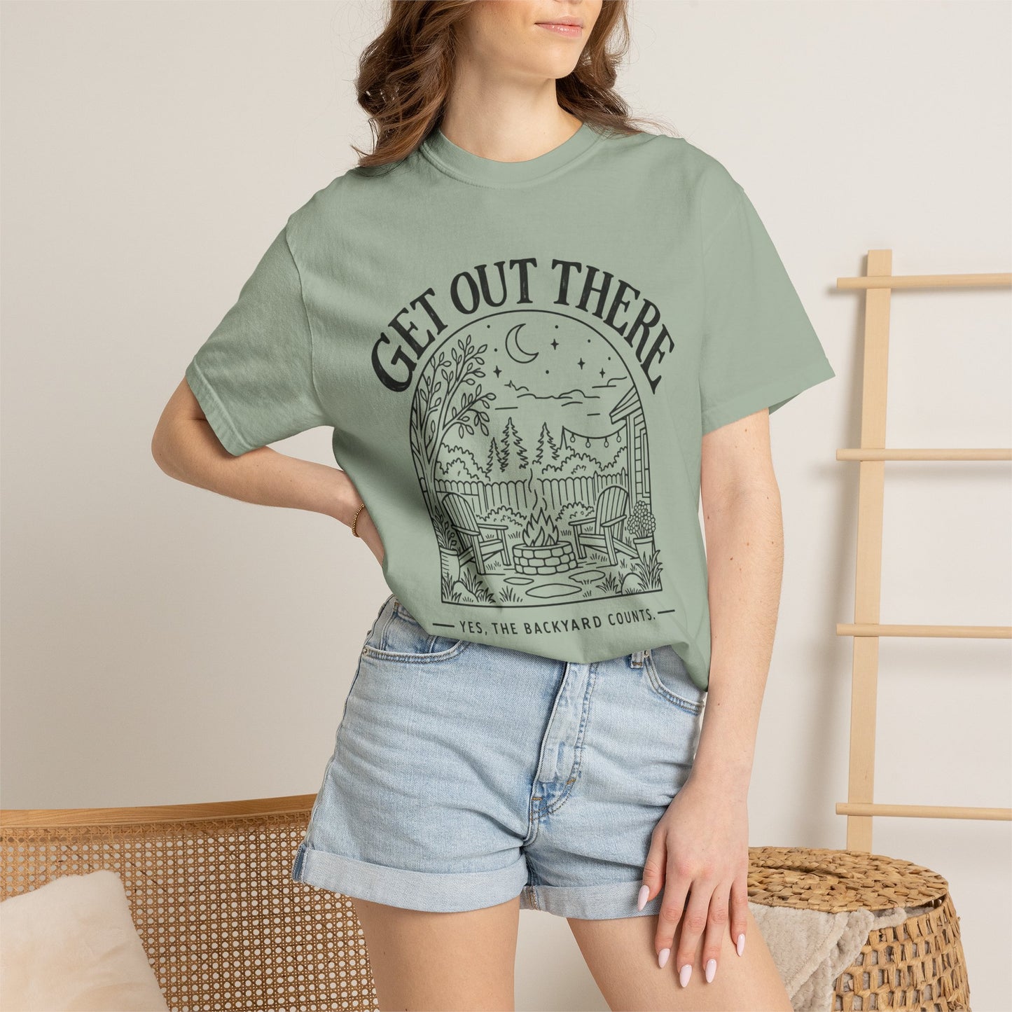 Get Out There — Backyard T-Shirt