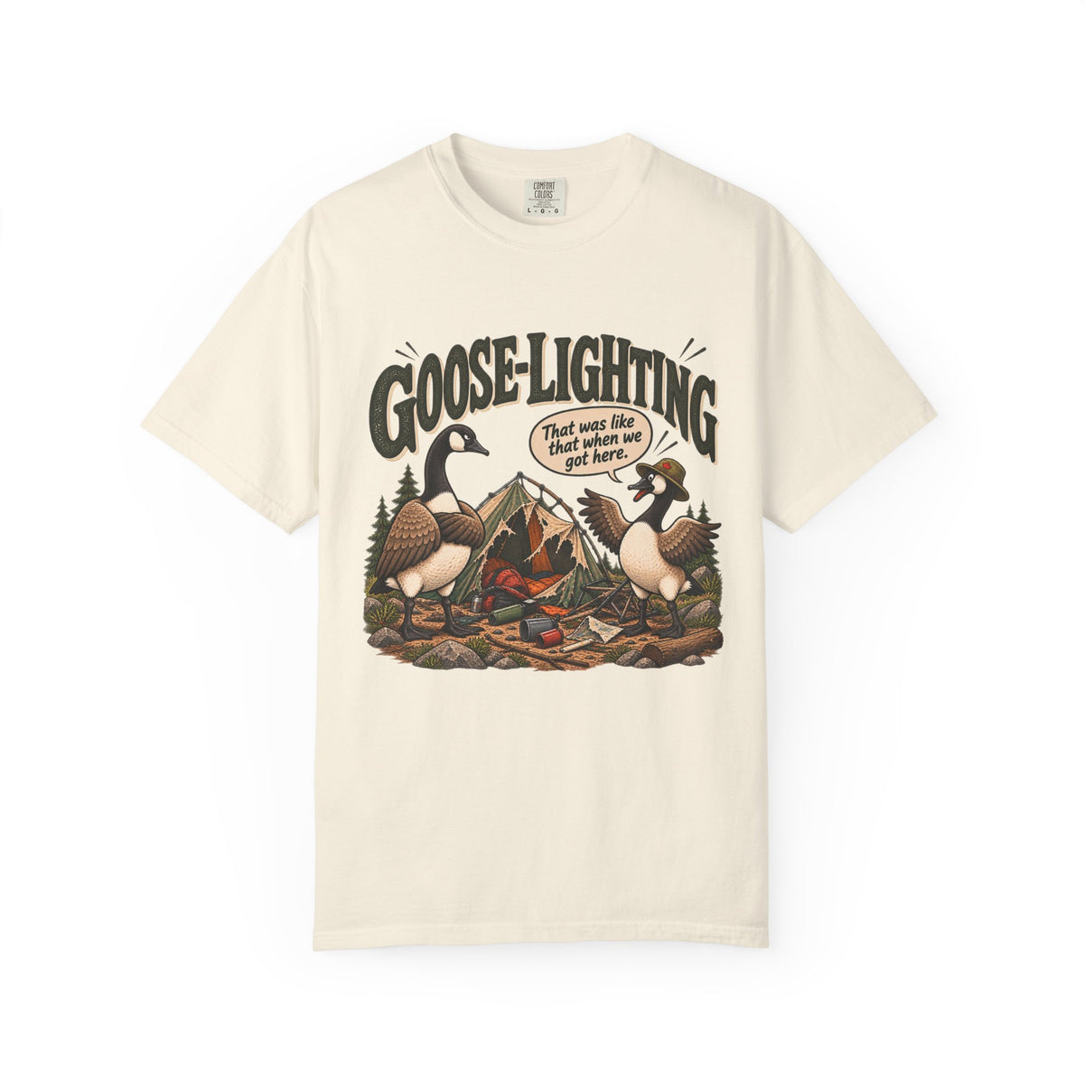 Goose-Lighting Camping T-Shirt