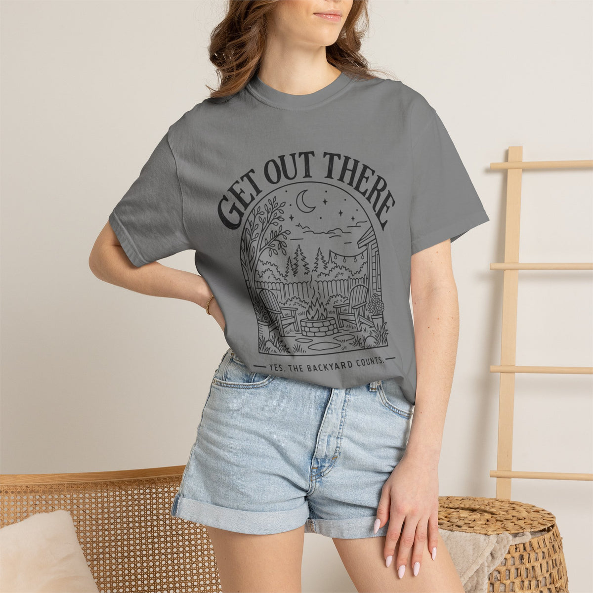 Get Out There — Backyard T-Shirt