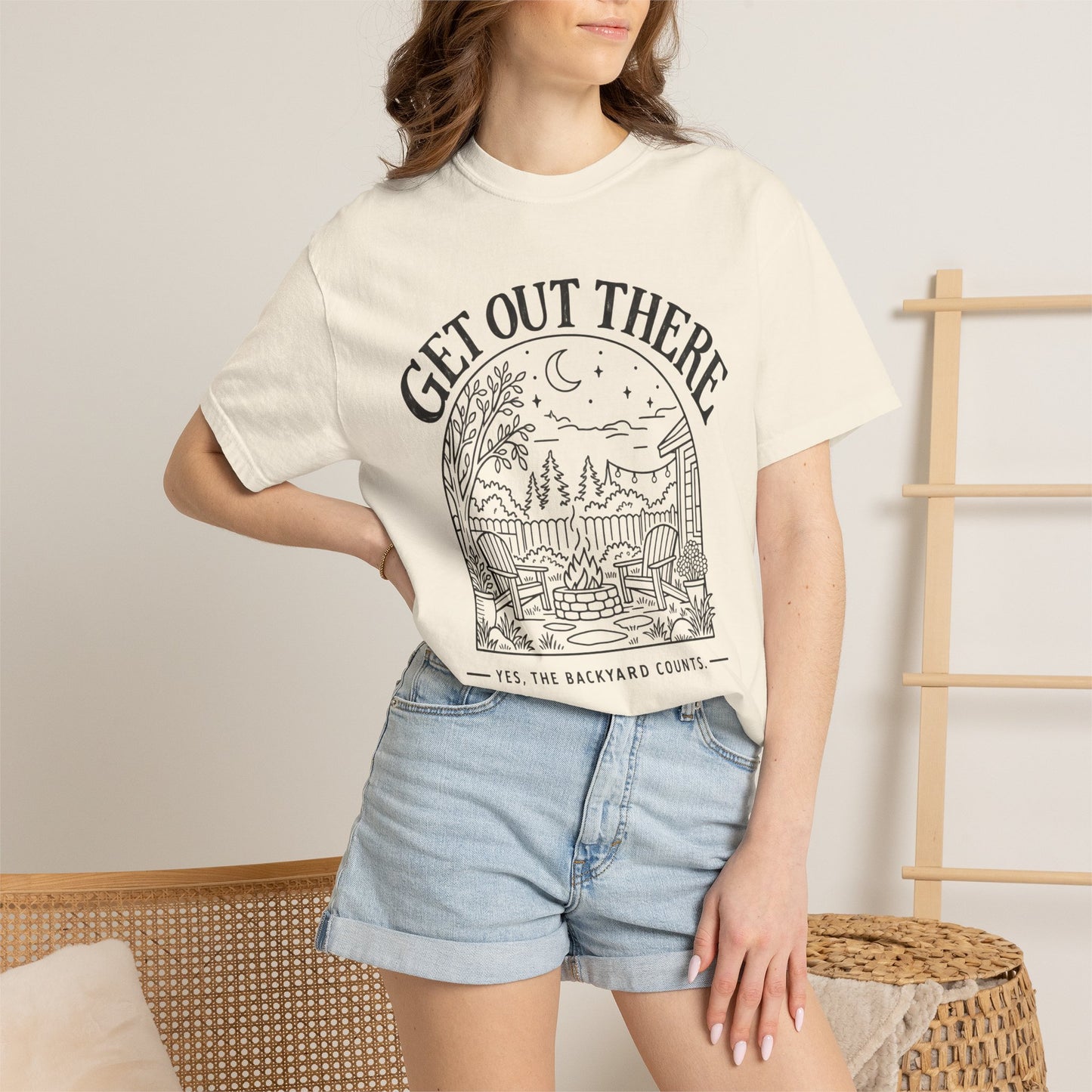Get Out There — Backyard T-Shirt