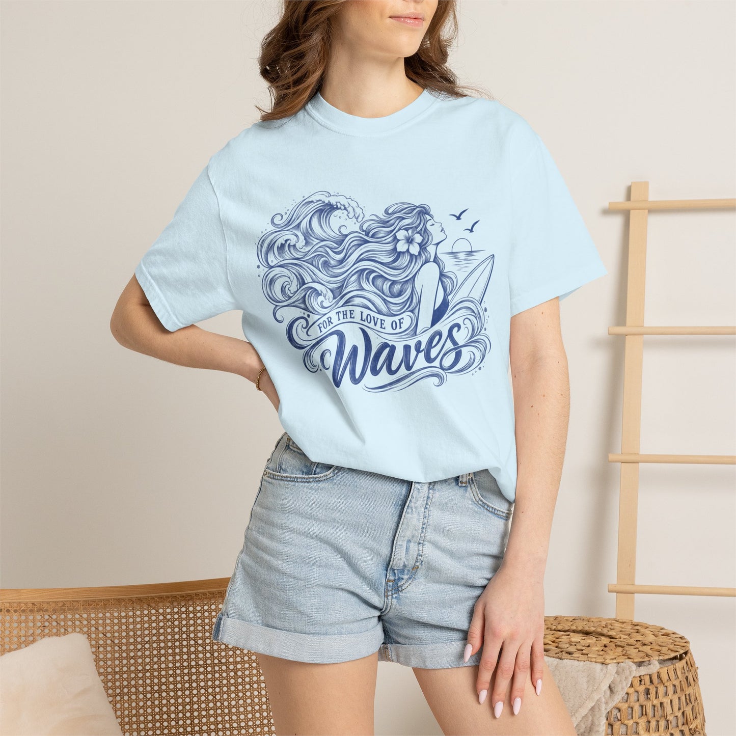 For the Love of Waves - Surfing T-Shirt