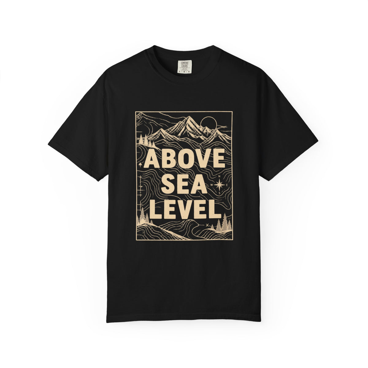 Above Sea Level T-Shirt – Vintage Mountain Outdoor Tee