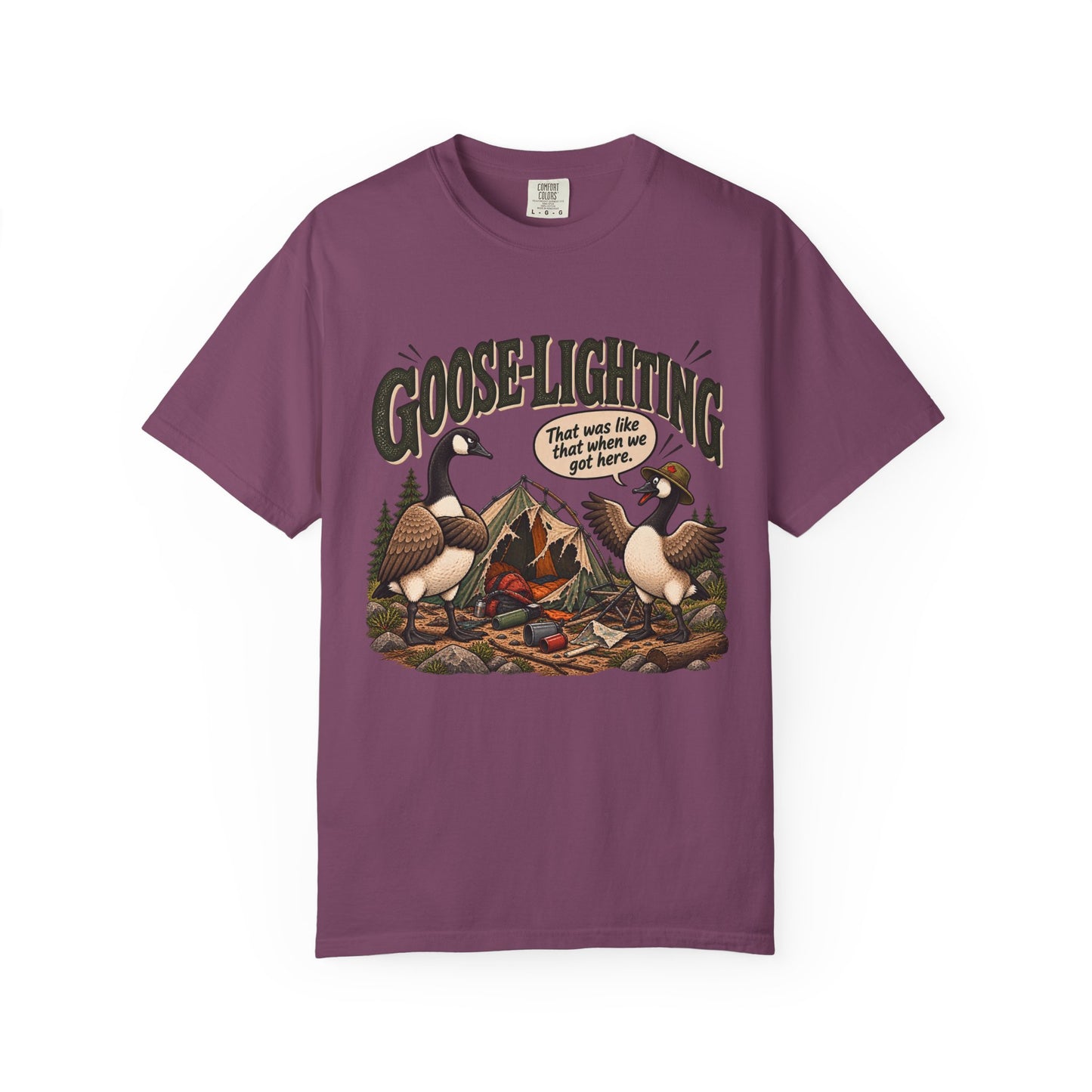 Goose-Lighting Camping T-Shirt