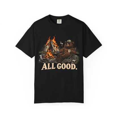All Good Camping Bear T-Shirt