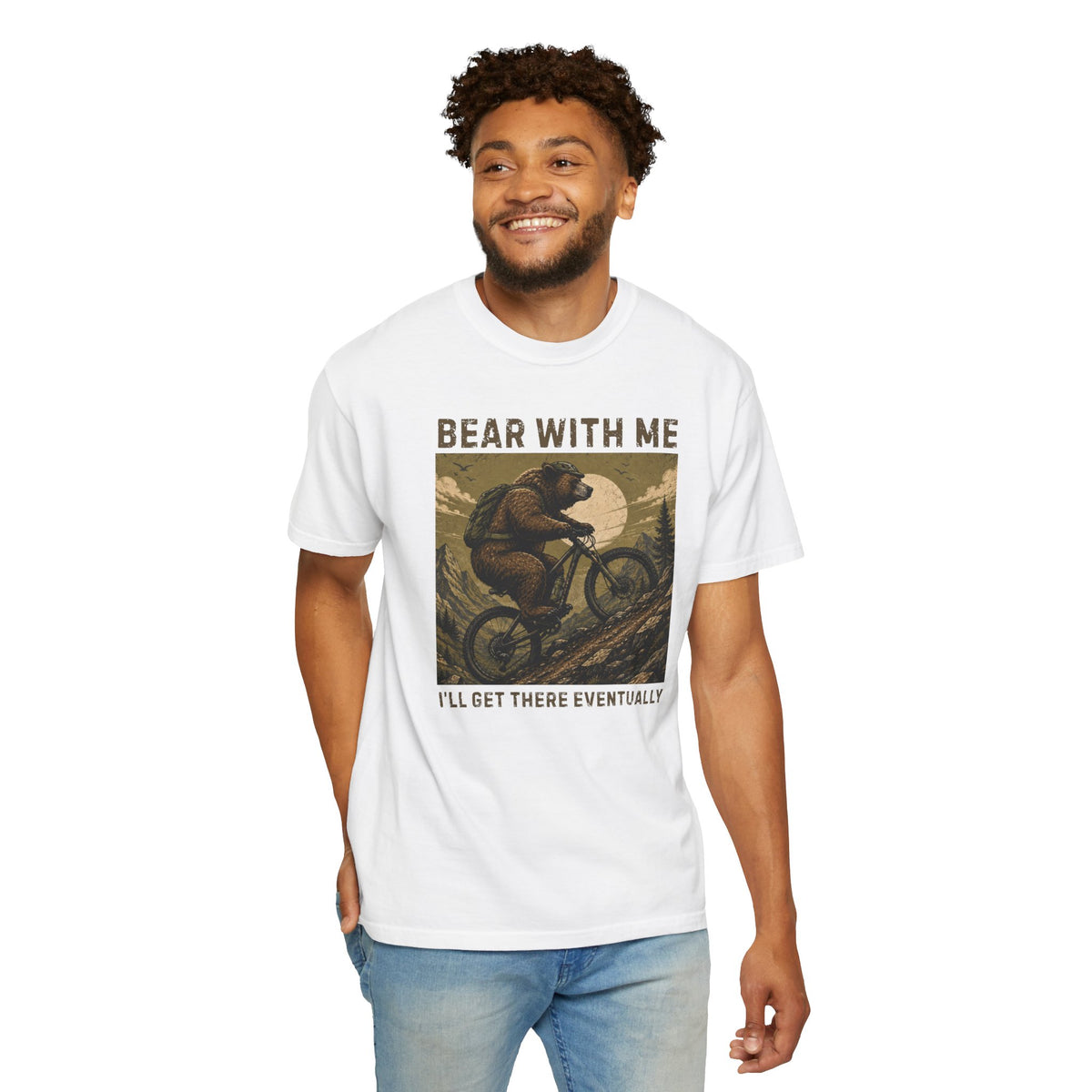 Bear With Me — Funny Mountain Biking T-Shirt