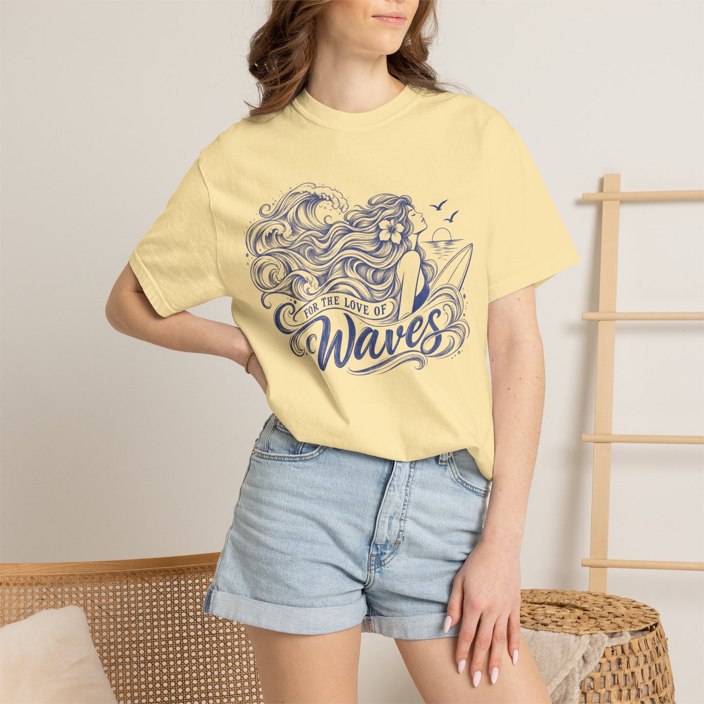 For the Love of Waves - Surfing T-Shirt