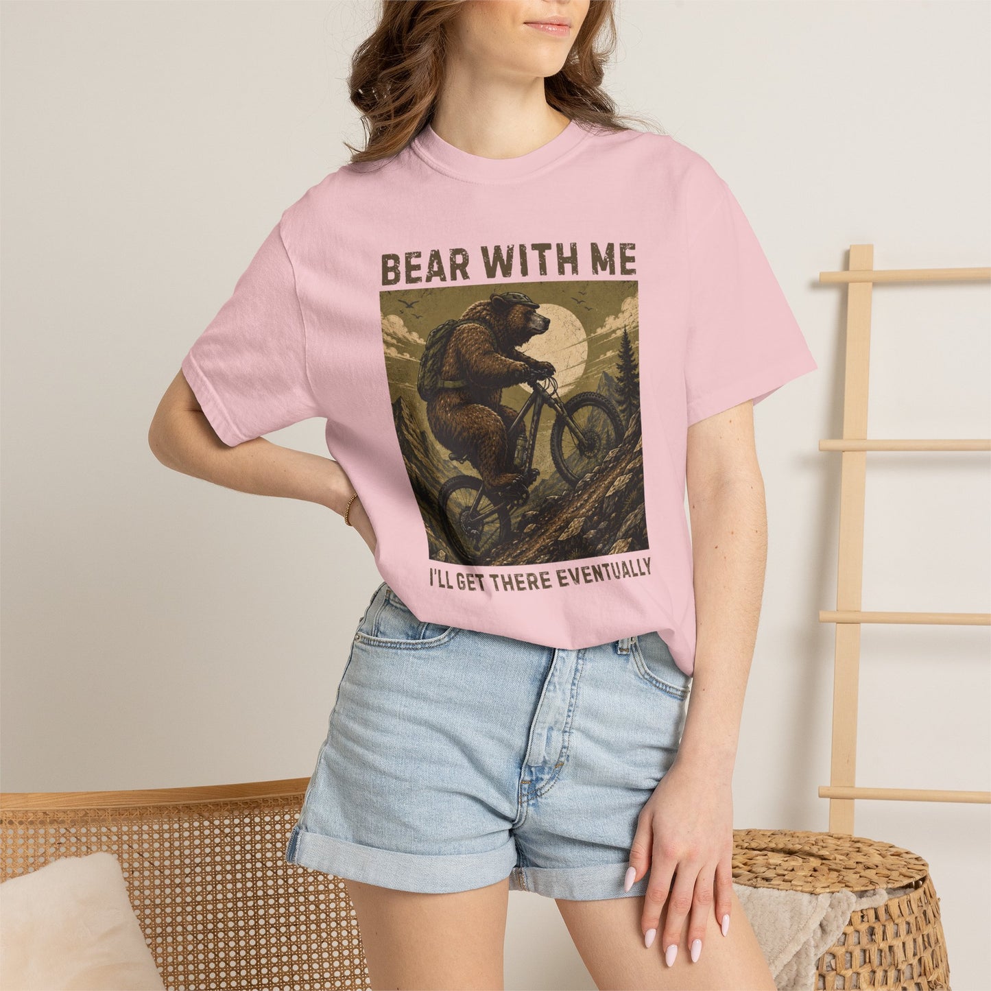 Bear With Me — Funny Mountain Biking T-Shirt