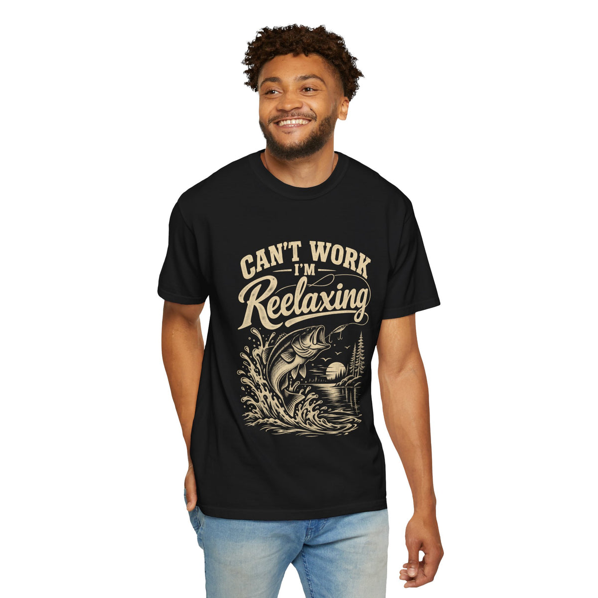 Can’t Work, I’m Reelaxing Fishing T-Shirt