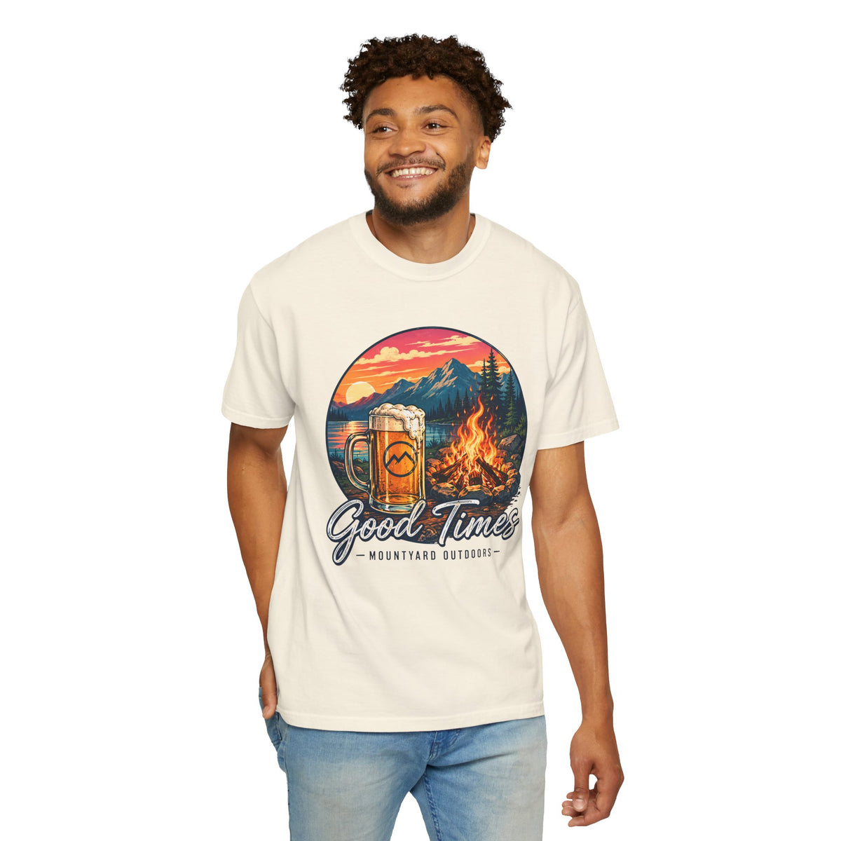 Good Times — Campfire & Mountains T-Shirt
