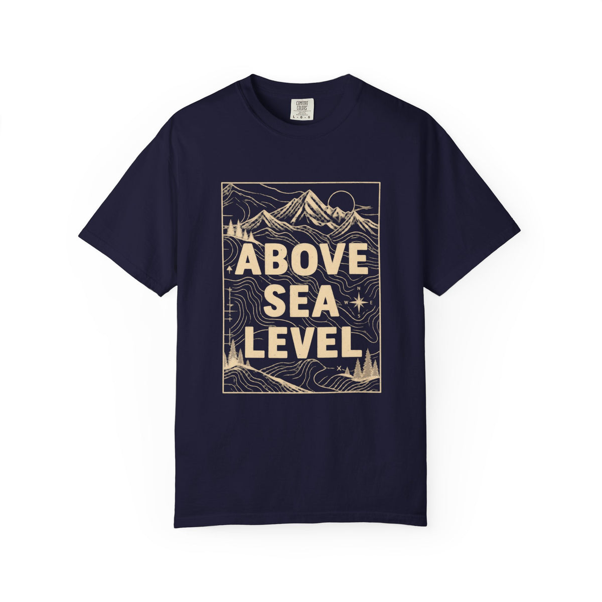 Above Sea Level T-Shirt – Vintage Mountain Outdoor Tee